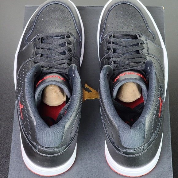 Nike Air Jordan Access Black Red White Men's Shoes - Picture 6 of 8